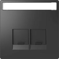 Merten MEG4574-6034 Afdekking System Design Antraciet 1 stuk(s) - thumbnail