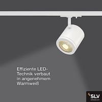 SLV 143941 230V-railsysteem lamp 11 W Wit - thumbnail