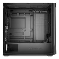 Sharkoon mk4 rgb strip mini tower behuizing (zwart | 2x usb-a | 1x usb-c | rgb) - thumbnail