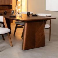 LABEL51 Eettafel 'Jule' Walnoot Eiken, 210 x 100cm - thumbnail