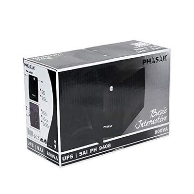 Ononderbreekbaar Stroomvoorzieningssysteem Interactief SAI Phasak PH 9408 800 VA Ononderbreekbaar Stroomvoorzieningssysteem Interactief SAI Phasak PH 9408 800 VA