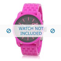 Diesel horlogeband DZ1524 Kunststof / Plastic Roze 24mm - thumbnail