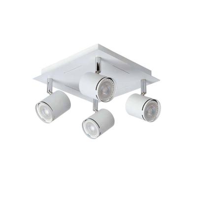 Lucide RILOU - Plafondspot - LED Dimb. - GU10 - 4x5W 3000K - Wit Lucide RILOU - Plafondspot - LED Dimb. - GU10 - 4x5W 3000K - Wit
