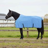 VidaXL Paardendeken volledige aqua polyester - thumbnail