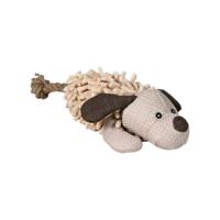 TRIXIE HOND MET TOUW VAN STOF / PLUCHE MET GELUID 30 CM 3 ST - thumbnail
