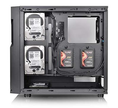 Thermaltake Commander C31 TG Midi-tower PC-behuizing, Gaming-behuizing Zwart 2 voorgeïnstalleerde LED-ventilators, 1 voorgeïnstalleerde ventilator, Zijvenster, Thermaltake Commander C31 TG Midi-tower PC-behuizing, Gaming-behuizing Zwart 2 voorgeïnstalleerde LED-ventilators, 1 voorgeïnstalleerde ventilator, Zijvenster,