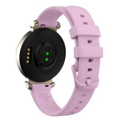 By Qubix - Siliconen bandje - Paars - Compatible met Garmin Lily 2 - Compatible Garmin bandje