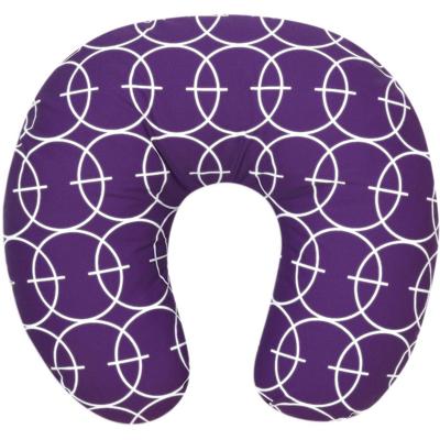 Interbaby voedingskussen Cirkel junior 65 x 65 cm katoen lila