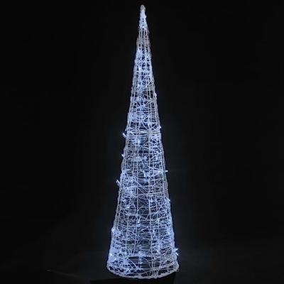 VidaXL Lichtkegel decoratief led koudwit 120 cm acryl