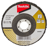 Makita Accessoires Reinigingsschijf 125mm zwart - B-28983 B-28983 - thumbnail