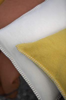 David Fussenegger David Fussenegger Sylt sierkussenhoes Uni 50x50 Mosterd