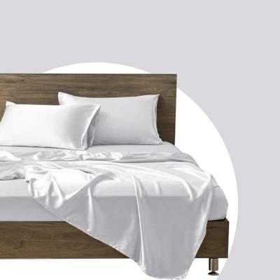 Elegant Beauty Satin Kussensloop Wit