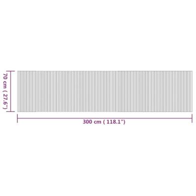 Vloerkleed rechthoekig 70x300 cm bamboe naturel Vloerkleed rechthoekig 70x300 cm bamboe naturel