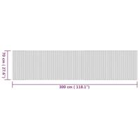 Vloerkleed rechthoekig 70x300 cm bamboe naturel - thumbnail