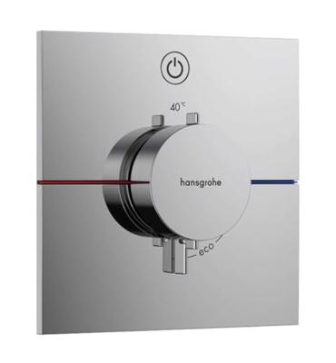 Hansgrohe ShowerSelect Comfort E thermostaat inbouw voor 1 functie, chroom Hansgrohe ShowerSelect Comfort E thermostaat inbouw voor 1 functie, chroom
