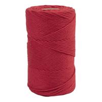Creativ Company Macramé koord, l: 198 m, d 2 mm, rood, 330 gr/ 1 rol - thumbnail