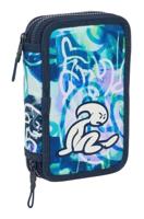 Schooletui met Accessoires El Niño Kook Marineblauw 12,5 x 19,5 x 4 cm 29 Onderdelen - thumbnail