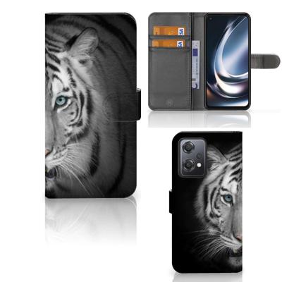 OnePlus Nord CE 2 Lite | Telefoonhoesje | Met pasjeshouder | Tijger OnePlus Nord CE 2 Lite | Telefoonhoesje | Met pasjeshouder | Tijger
