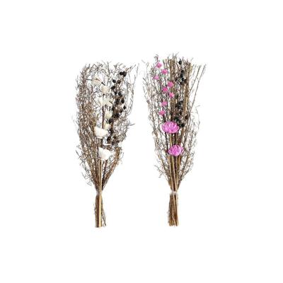 Boeket DKD Home Decor Roze Bruin Wit Gedroogde bloem (2 Stuks) (30 x 30 x 65 cm) Boeket DKD Home Decor Roze Bruin Wit Gedroogde bloem (2 Stuks) (30 x 30 x 65 cm)