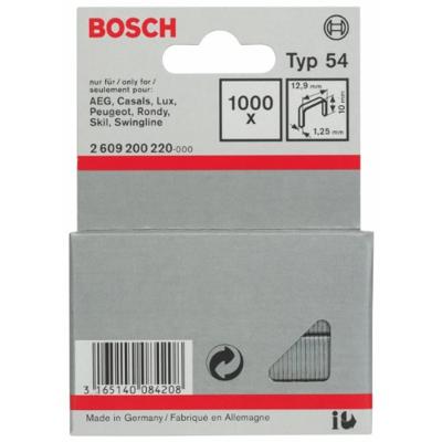 Bosch Accessoires Niet met platte draad type 54 12,9 x 1,25 x 10 mm 1000st - 2609200220 Bosch Accessoires Niet met platte draad type 54 12,9 x 1,25 x 10 mm 1000st - 2609200220