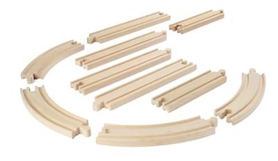 Eichhorn treinrails sporen speelset, 10dlg. Eichhorn treinrails sporen speelset, 10dlg.