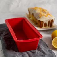 Silicone kougelhopf mold and cake mold - DR oeTKER - Flexxibel Love - Red - thumbnail