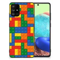 Samsung Galaxy A71 Back Case Blokken - thumbnail