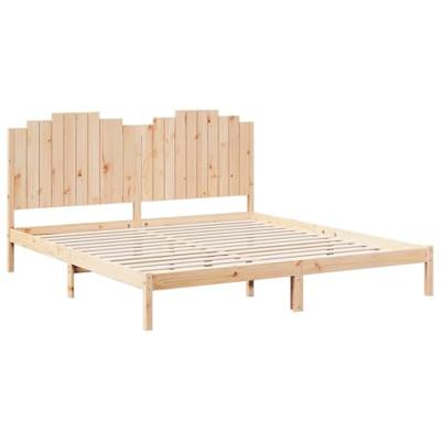 Bedframe extra lang zonder matras massief hout 180x210 cm