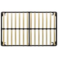 Bedframe metaal zwart 160x200 cm - thumbnail