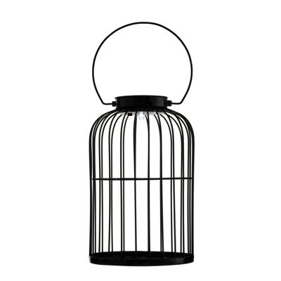 Solar LED Tafellampen op zonne-energie met sensor - Automatisch aan/uit - Zwart