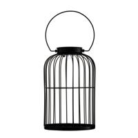 Solar LED Tafellampen op zonne-energie met sensor - Automatisch aan/uit - Zwart - thumbnail