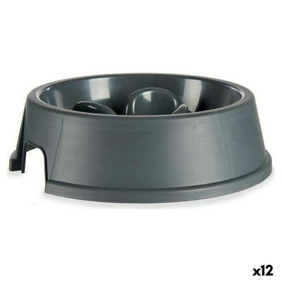 Anti-schrok voerbak Mascow 87853 87853 Antraciet Plastic 27 x 7,5 x 27 cm (12 Stuks)