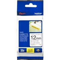 Brother TZe-S131 Labeltape extra sterk klevend Tapekleur: Transparant Tekstkleur: Zwart 12 mm 8 m - thumbnail