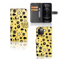 Telefoonhoesje met Naam Apple iPhone 12 Pro Max Punk Geel - thumbnail