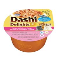 INABA Dashi Delights Tuna with salmon recipe - nat kattenvoer - 70g - thumbnail