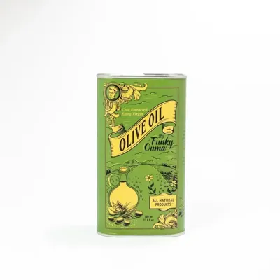 Funky Ouma Olive oil tin 500ml