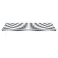 Luifel automatisch uittrekbaar LED 600x350 cm antraciet en wit - thumbnail