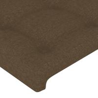 Boxspring met matras stof donkerbruin 80x200 cm - thumbnail