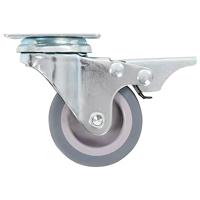 VidaXL Zwenkwielen met dubbele remmen 4 st 50 mm - thumbnail