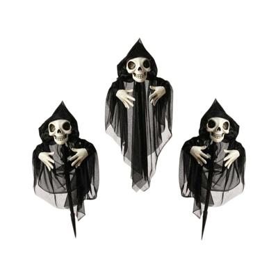 Halloween Decoraties Skelet 130 x 10 x 60 cm (3 Onderdelen) (3 Stuks)