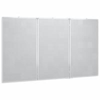VidaXL Whiteboard magnetisch inklapbaar 120x80x1,7 cm aluminium - thumbnail