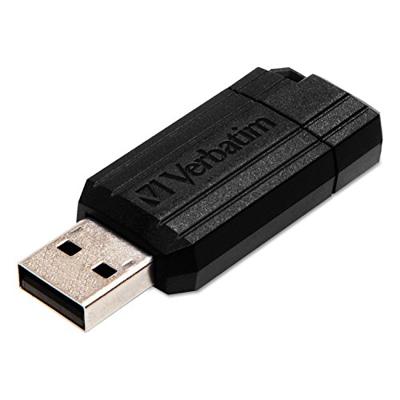 Verbatim Pin Stripe USB-stick 16 GB Zwart 49063 USB-A 2.0 Verbatim Pin Stripe USB-stick 16 GB Zwart 49063 USB-A 2.0