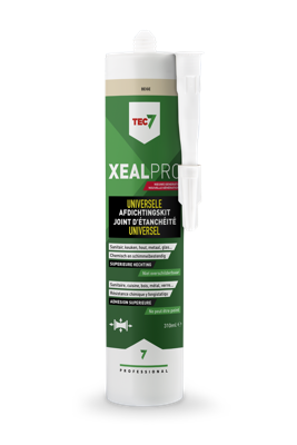 Tec7 XealPro Afdichtingskit beige Patroon 310ml - 528011000