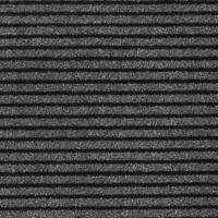 Deurmat 115x300 cm gestreept zwart en grijs - thumbnail