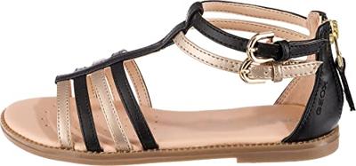 Meisjessandalen J S. Karly G. D - GBK GEOX® black platinium