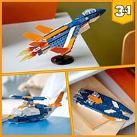 Lego Creator 31126 3in1 Supersonisch Straalvliegtuig - thumbnail