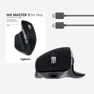 Logitech MX Master 3 for Mac muis Rechtshandig Bluetooth Laser 4000 DPI