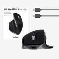 Logitech MX Master 3 for Mac muis Rechtshandig Bluetooth Laser 4000 DPI - thumbnail