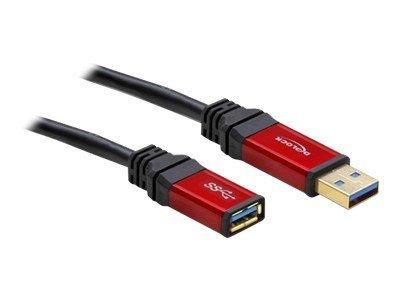 Delock 82754 Verlengkabel USB 3.0 Type-A male > USB 3.0 Type-A female 3 m Premium Delock 82754 Verlengkabel USB 3.0 Type-A male > USB 3.0 Type-A female 3 m Premium
