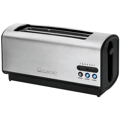 Clatronic TA 3687 4 snede(n) 1200 W Zwart, Roestvrijstaal